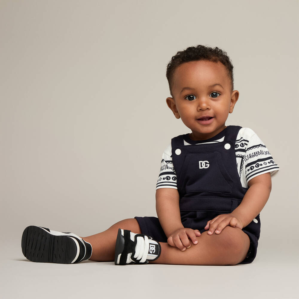 Dolce & Gabbana-Boys Cotton Tee with Bandana Design | Childrensalon Outlet