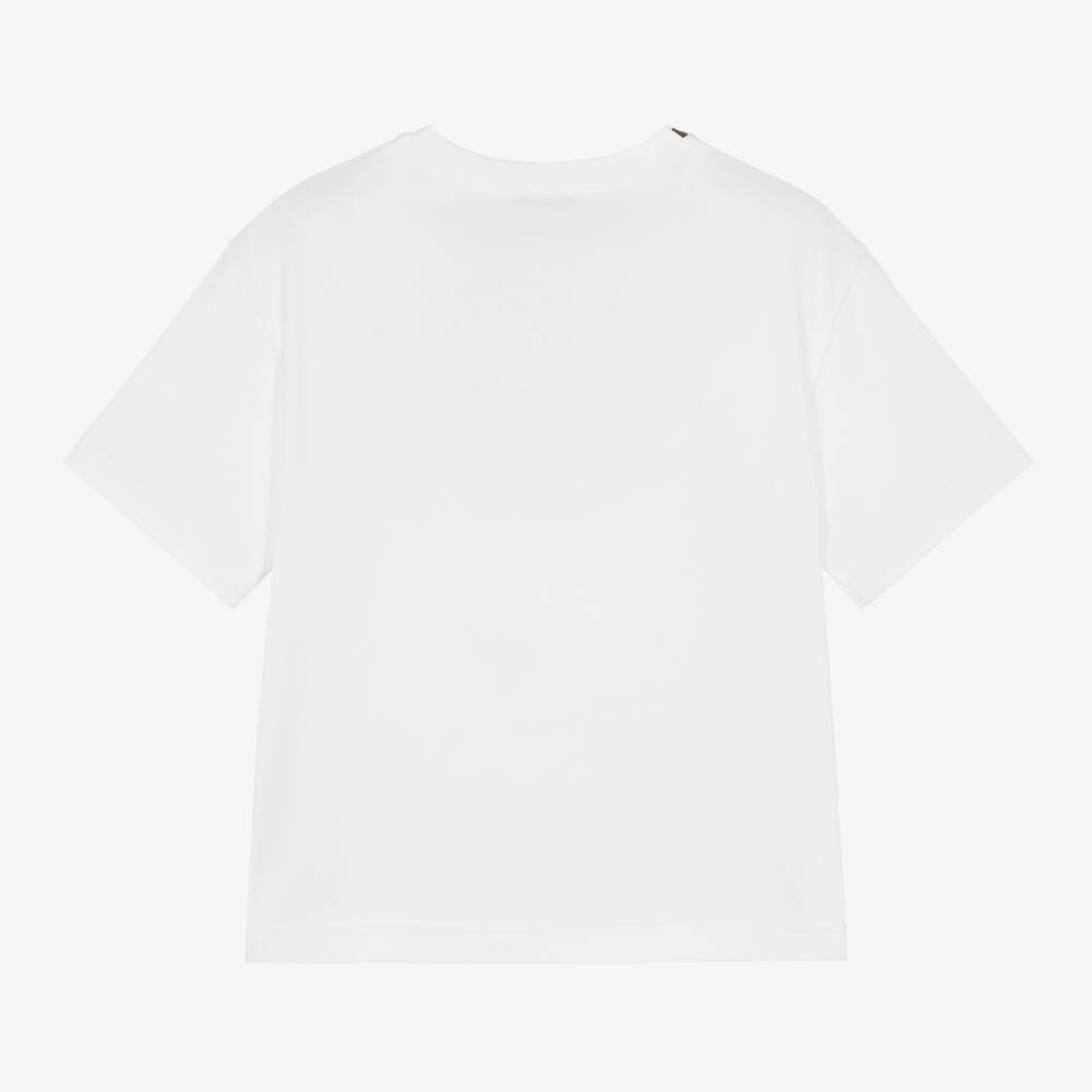 Dolce & Gabbana-Boys Cotton Tee with Classic Car Print | Childrensalon Outlet