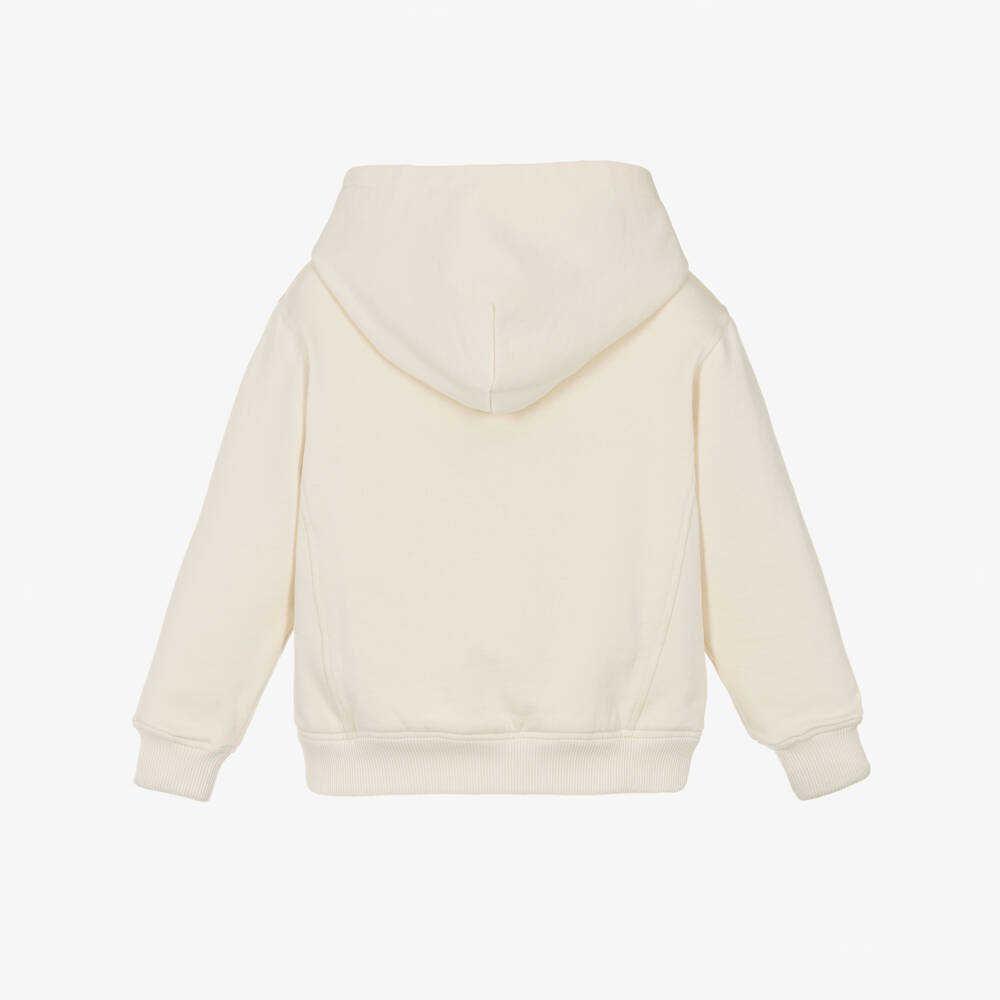 Dolce & Gabbana-Boys Cream Collegiate Emblem Hoodie | Childrensalon Outlet