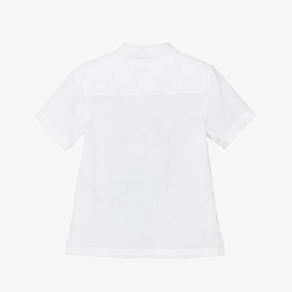 Dolce & Gabbana-Boys Crisp Linen Riviera Shirt | Childrensalon Outlet