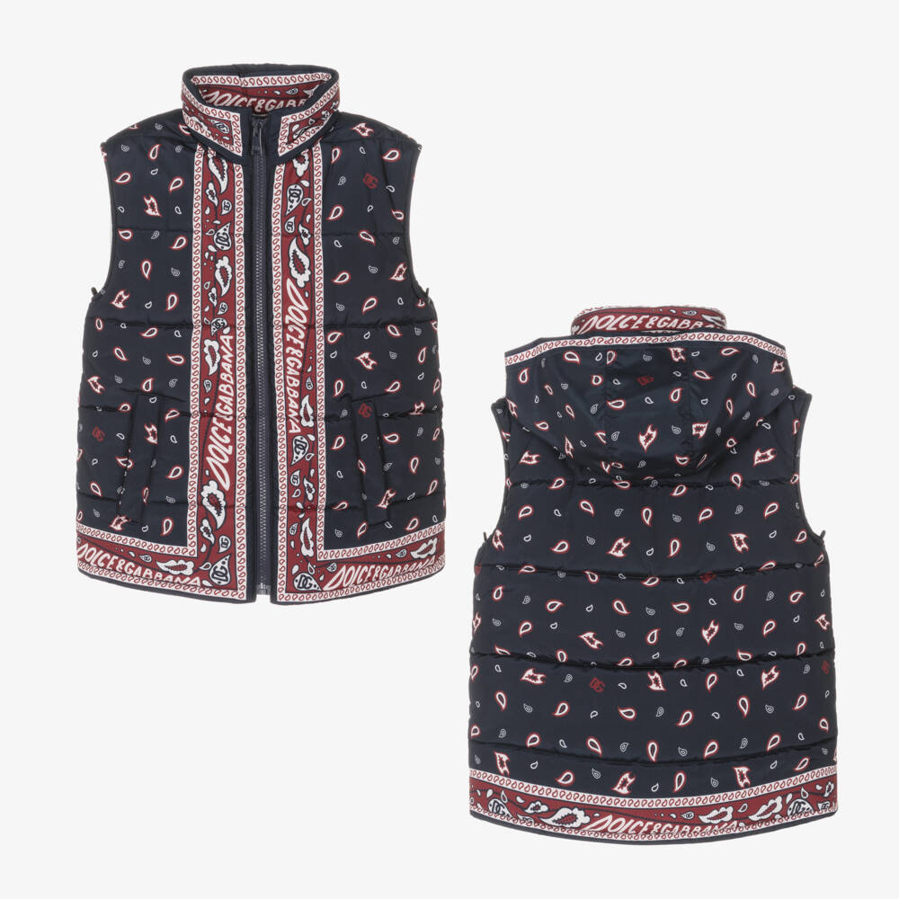 Dolce & Gabbana-Boys Dual-Style Woollen Coat | Childrensalon Outlet