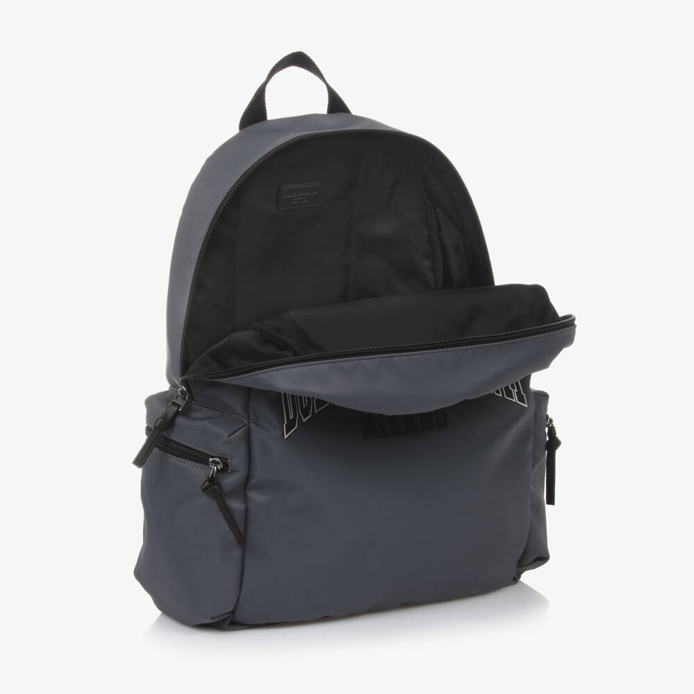 Dolce & Gabbana-Boys Grey Canvas Rucksack | Childrensalon Outlet