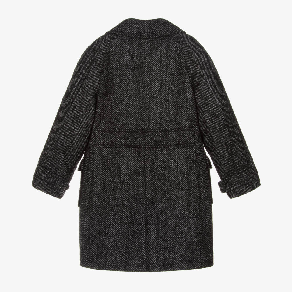 Dolce & Gabbana - Boys Herringbone Wool Jacket