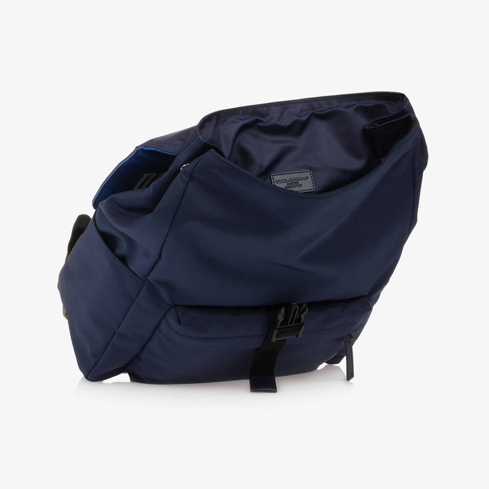 Dolce & Gabbana-Boys Iconic Blue Adventure Backpack | Childrensalon Outlet