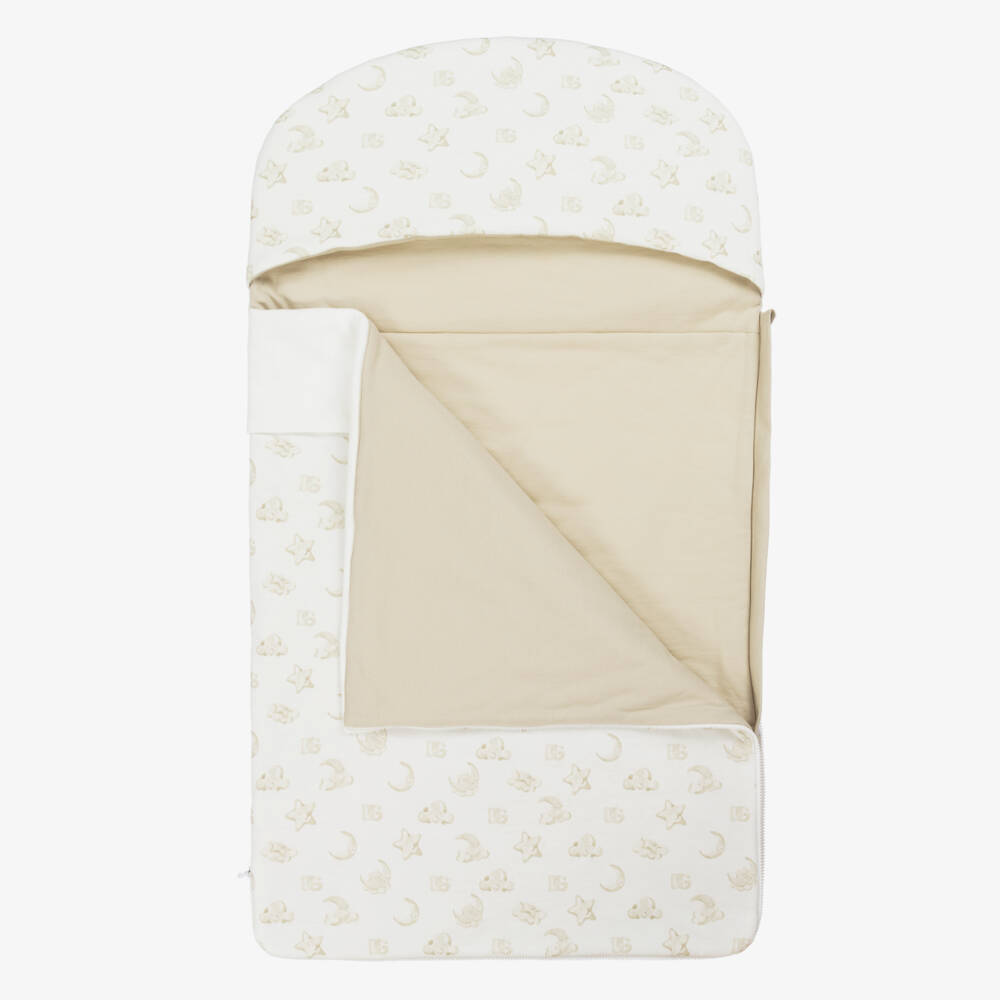 Dolce & Gabbana-Boys Ivory & Beige Snuggle Cocoon | Childrensalon Outlet