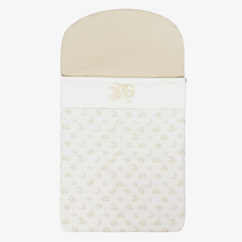 Dolce & Gabbana-Boys Ivory & Beige Snuggle Cocoon | Childrensalon Outlet