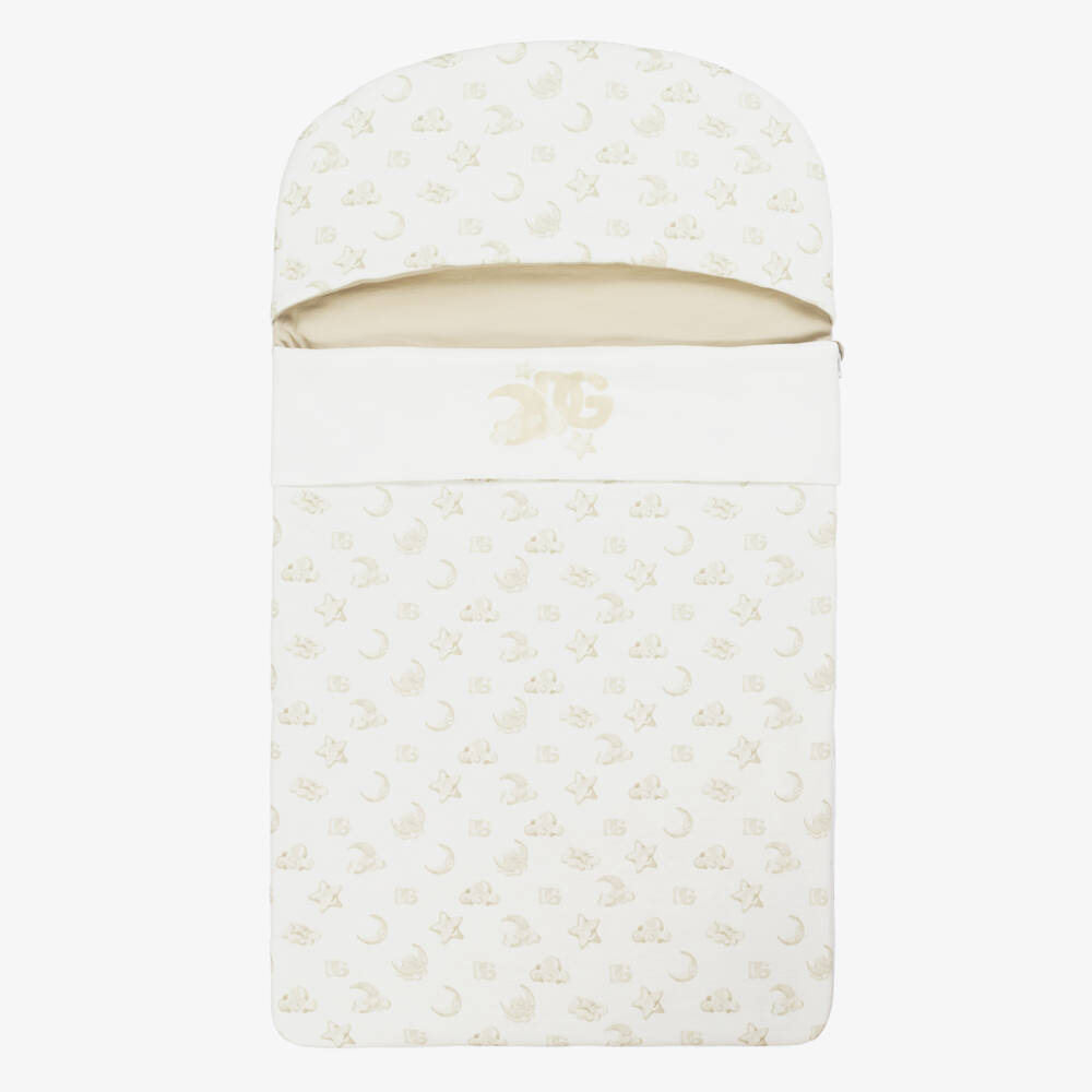Dolce & Gabbana-Boys Ivory & Beige Snuggle Cocoon | Childrensalon Outlet
