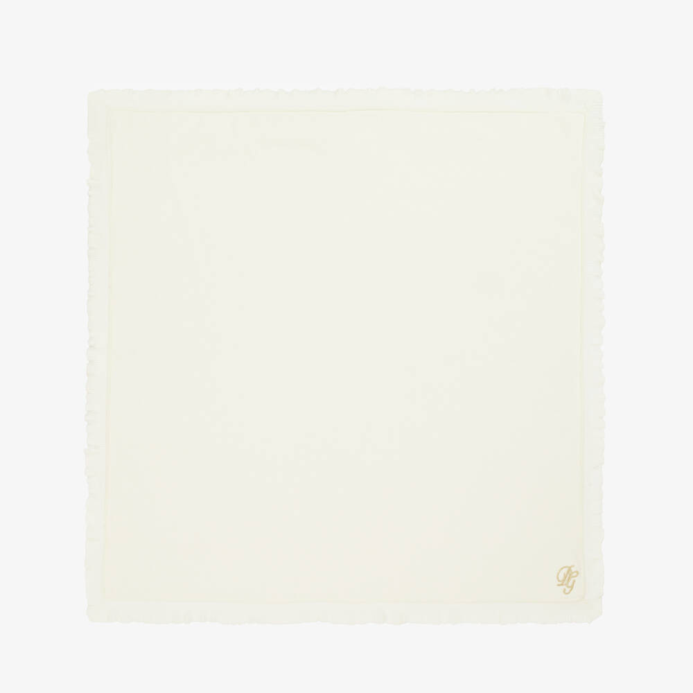Dolce & Gabbana-Boys Ivory Luxe Knit Swaddle | Childrensalon Outlet