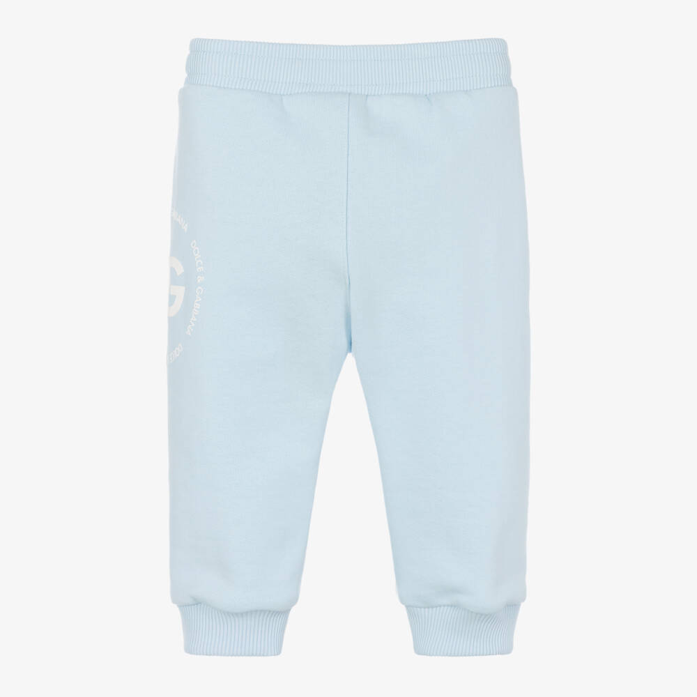 دولتشي آند غابانا-جوغرز أطفال ولادي قطن لون أزرق فاتح | Childrensalon Outlet