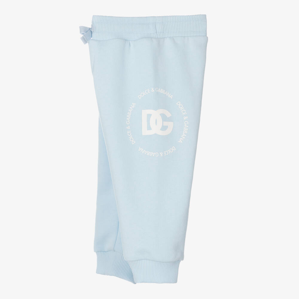 دولتشي آند غابانا-جوغرز أطفال ولادي قطن لون أزرق فاتح | Childrensalon Outlet