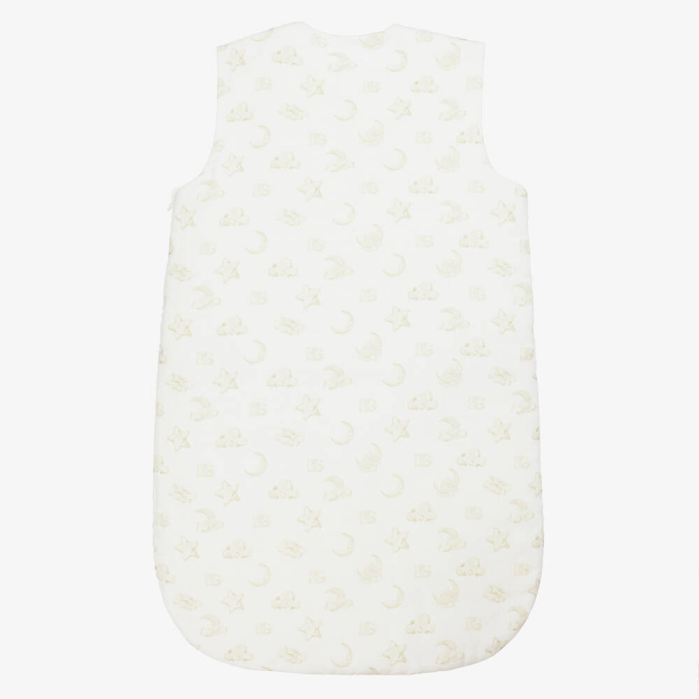Dolce & Gabbana-Boys' Linen Cozy Beige Sleep Sack | Childrensalon Outlet