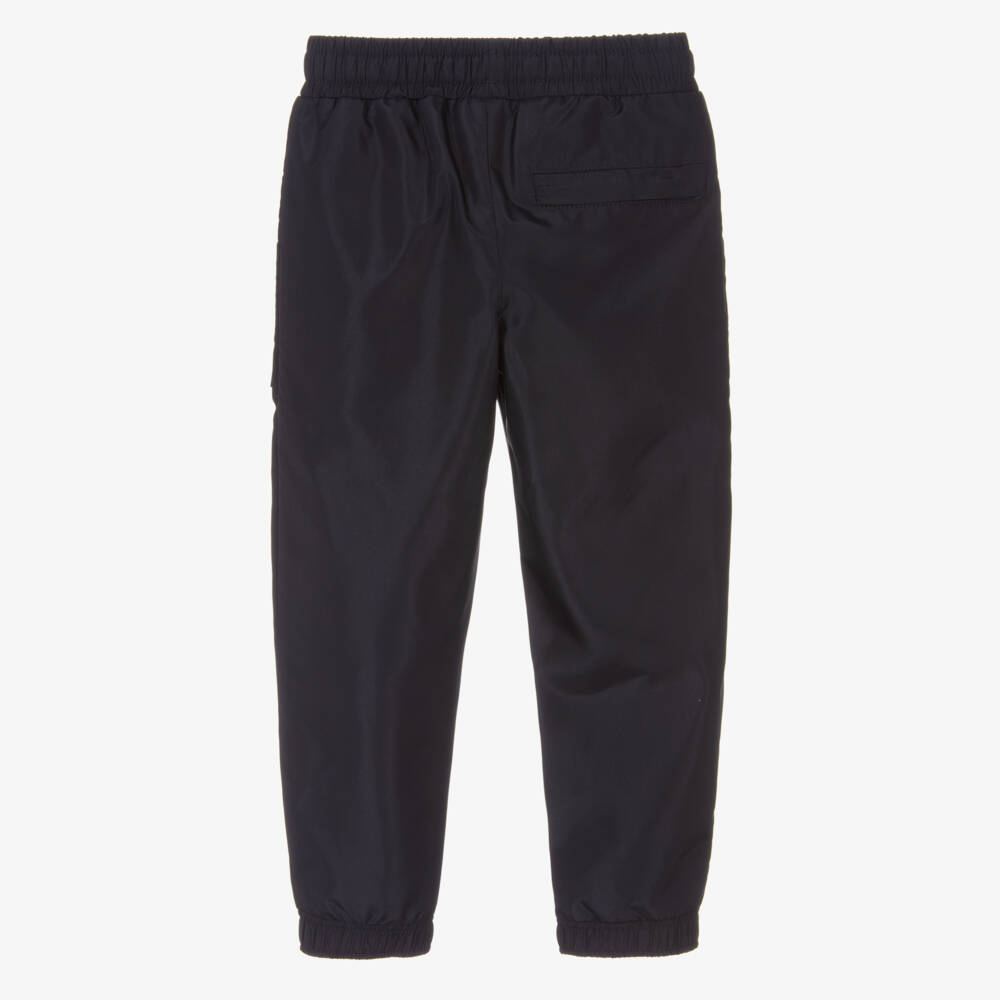Dolce & Gabbana-Boys Luxe Navy Lounge Trousers | Childrensalon Outlet