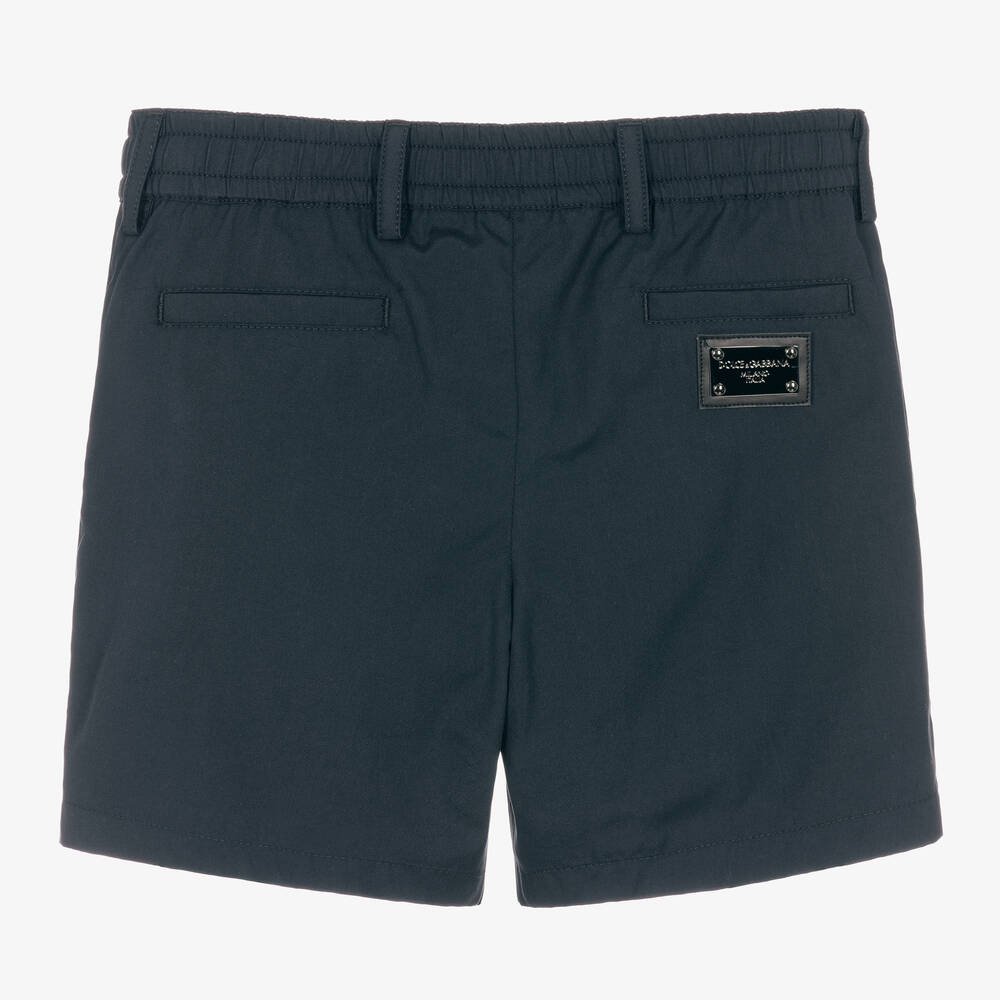 Dolce & Gabbana-Синие шорты-бермуды для мальчиков | Childrensalon Outlet
