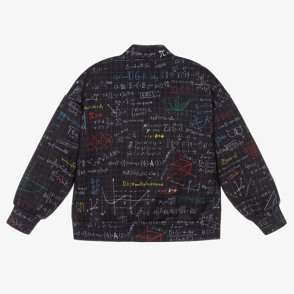 Dolce & Gabbana-Синяя куртка-бомбер для мальчиков | Childrensalon Outlet