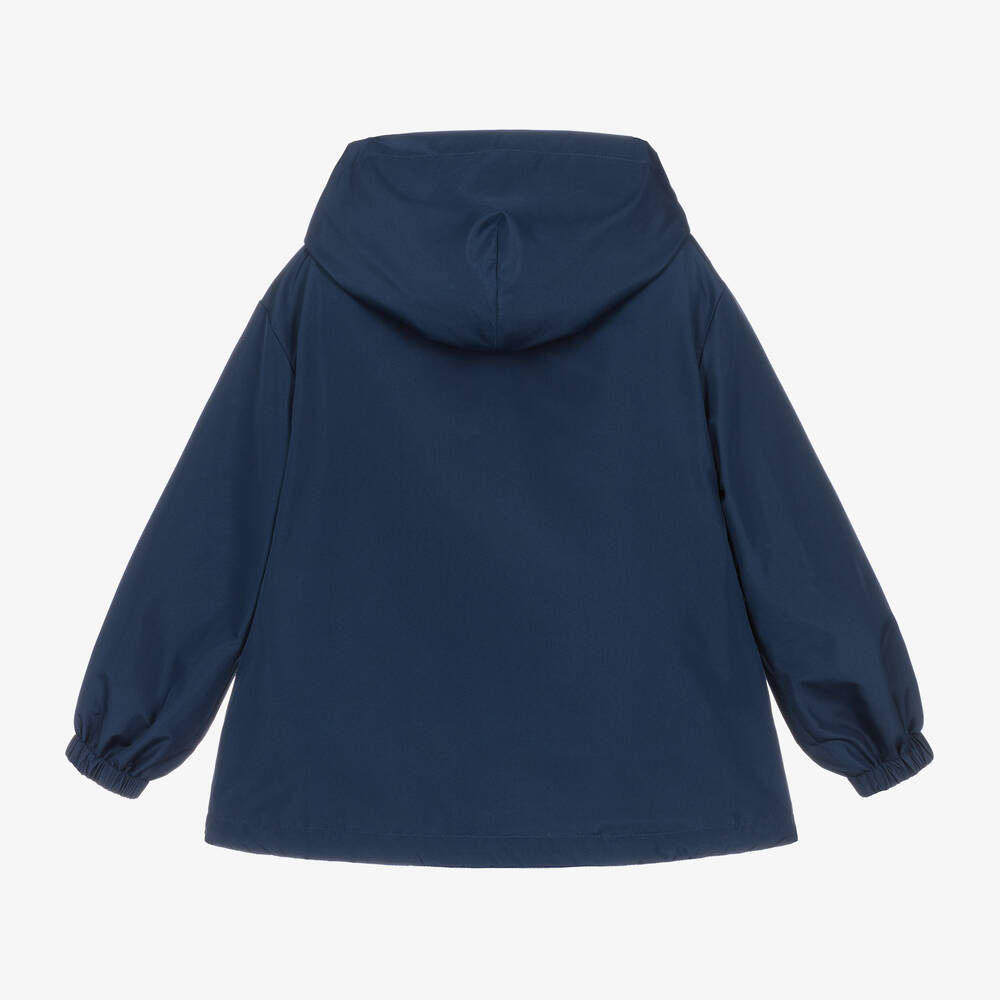 Dolce & Gabbana - Boys Navy Blue Hooded Jacket