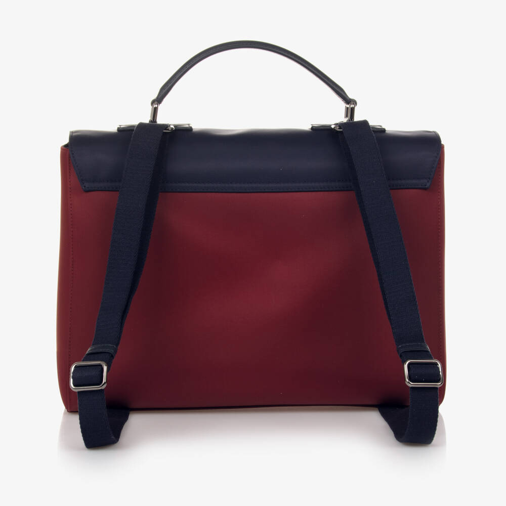 Dolce & Gabbana-Boys Navy & Burgundy Backpack | Childrensalon Outlet