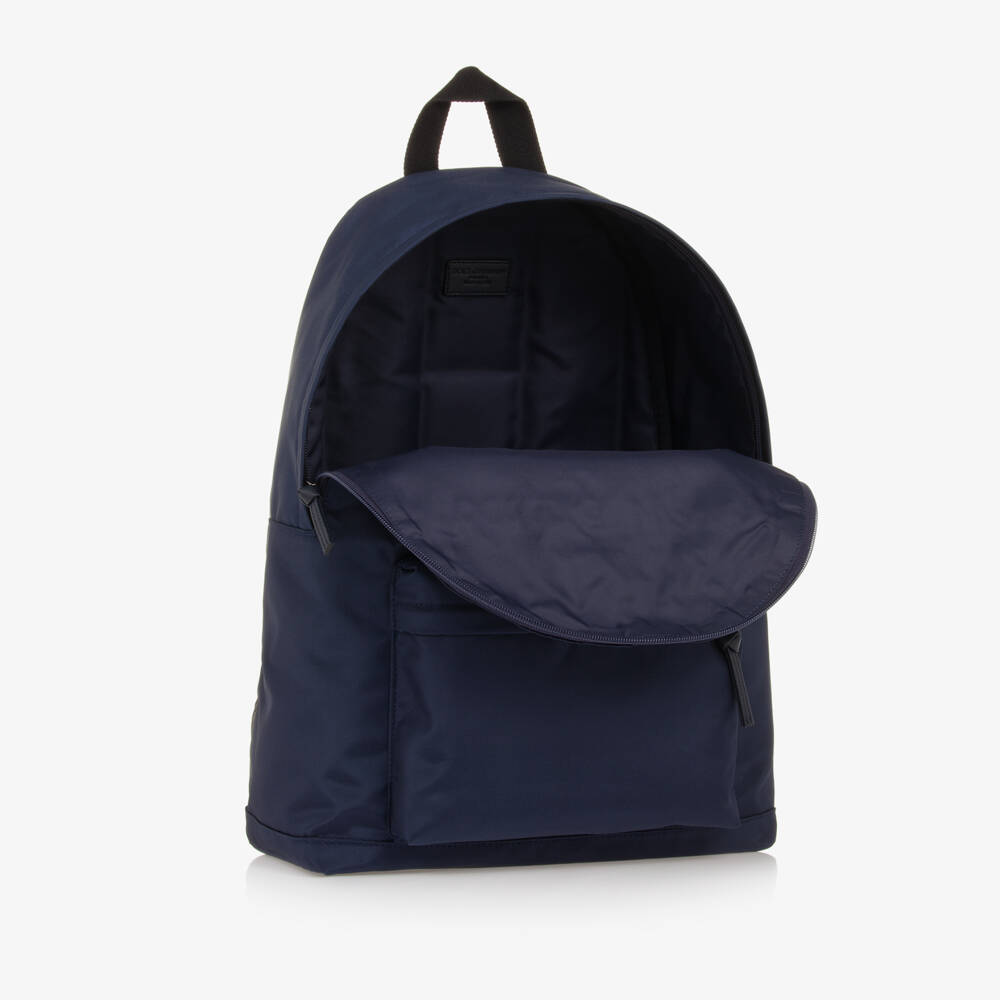 Dolce & Gabbana-Boys Navy Designer Backpack | Childrensalon Outlet