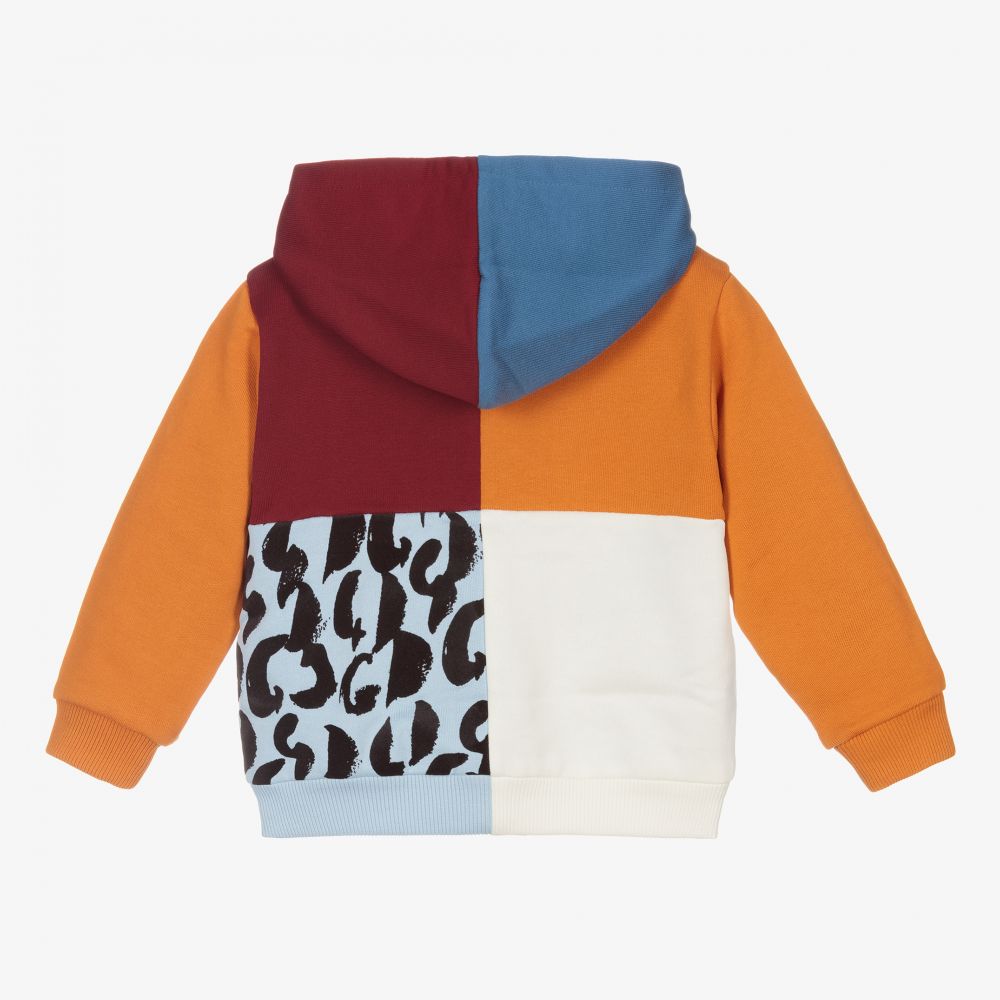 Dolce & Gabbana-Boys Patchwork Zip-Up Top | Childrensalon Outlet