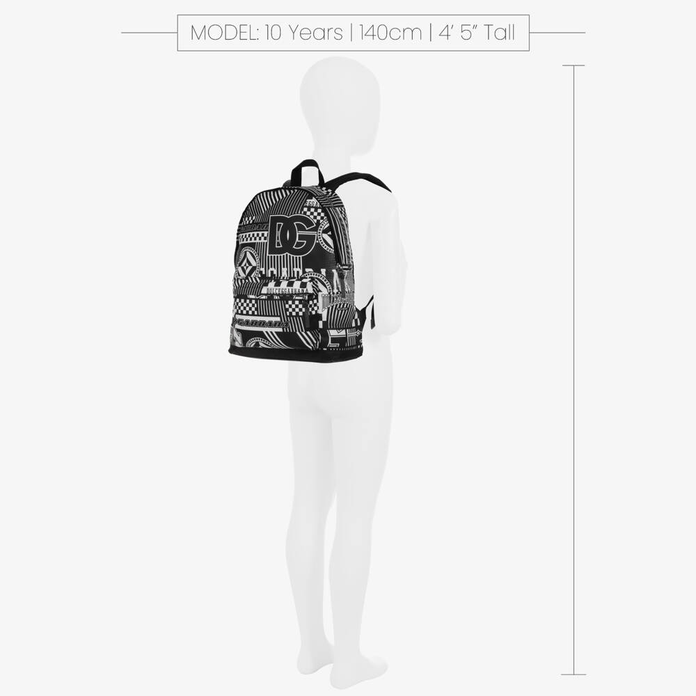 Dolce & Gabbana-Boys Racing Print Backpack | Childrensalon Outlet