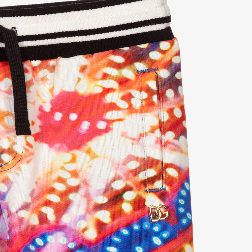 Dolce & Gabbana-Boys Red Illumination Joggers | Childrensalon Outlet