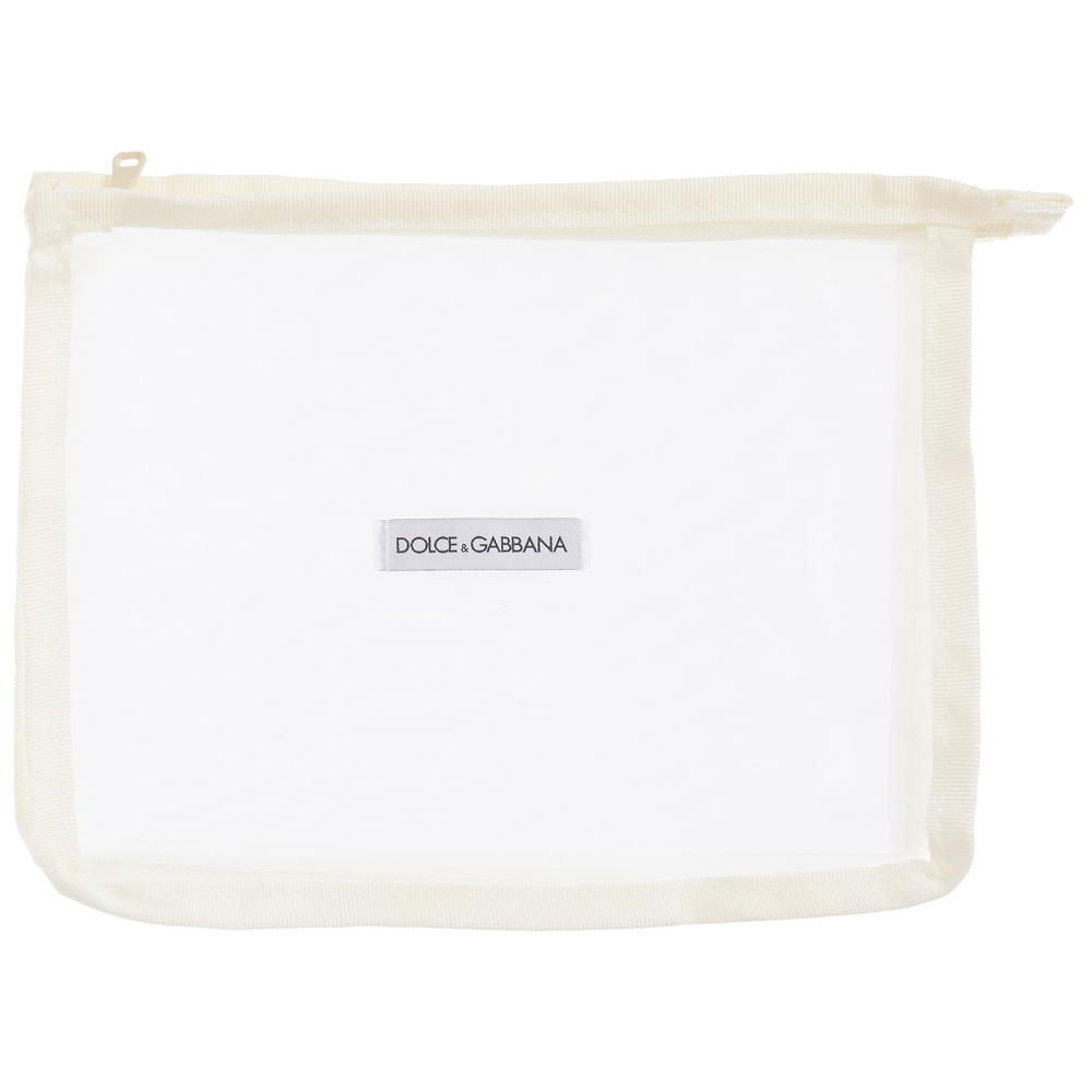 Dolce & Gabbana-Boys Red & White Swim Shorts | Childrensalon Outlet