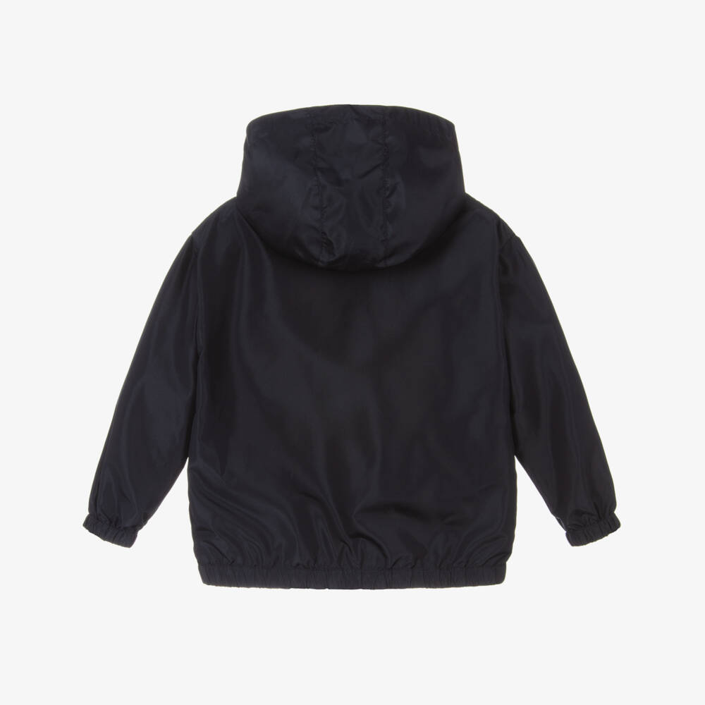 Dolce & Gabbana-Шелковый синий защитный плащ для мальчиков | Childrensalon Outlet