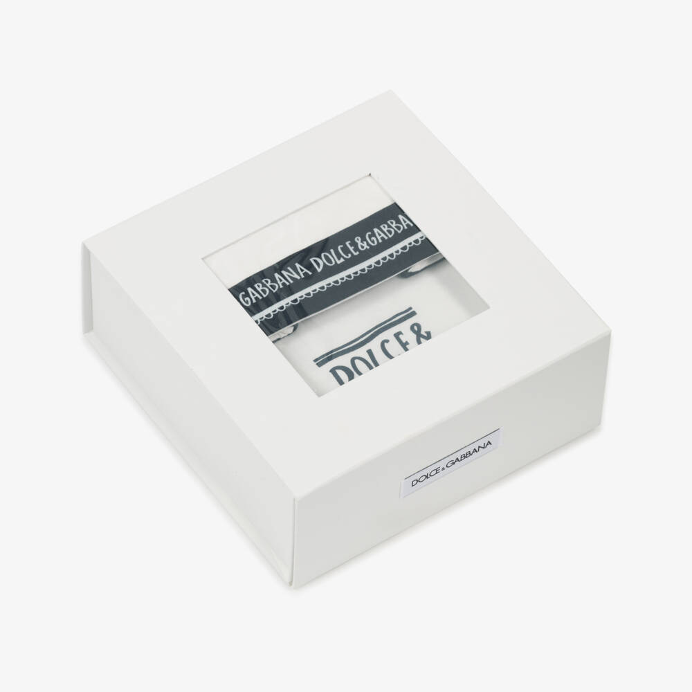 Dolce & Gabbana-Boys Soft Cotton Blue Ensemble | Childrensalon Outlet