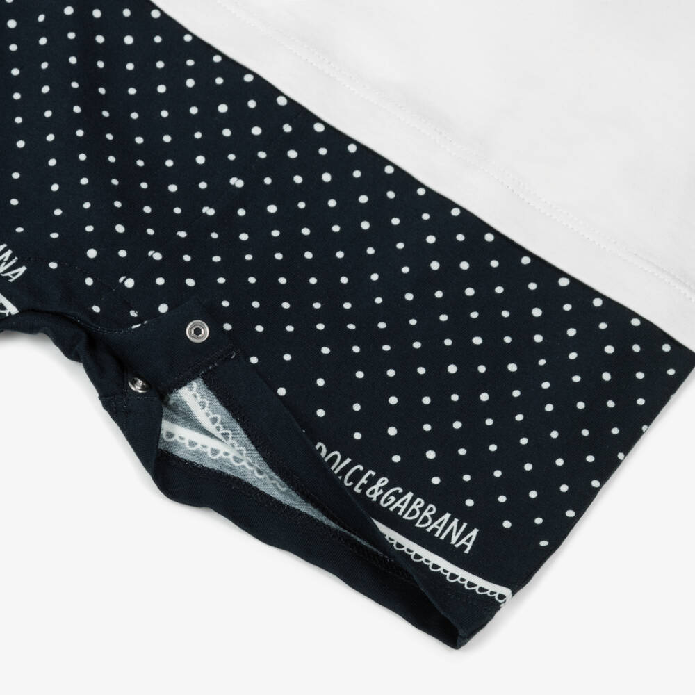 Dolce & Gabbana-Boys Soft Cotton Blue Ensemble | Childrensalon Outlet