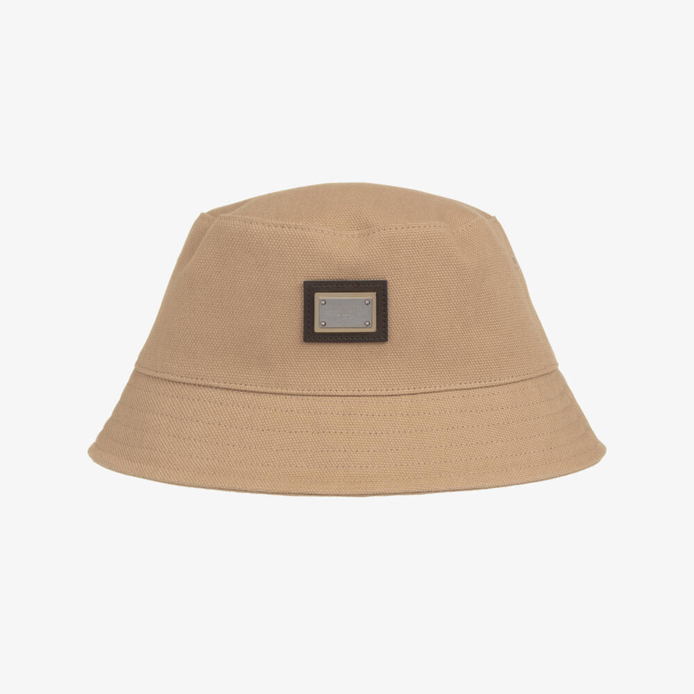 Dolce & Gabbana-Boys Stylish Canvas Sun Hat | Childrensalon Outlet