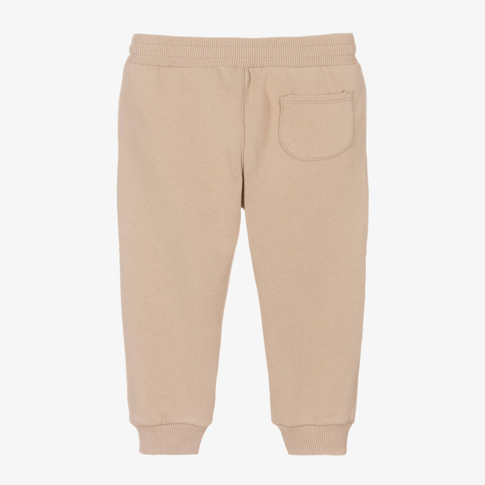 Dolce & Gabbana-Boys Taupe Cotton Jogging Trousers | Childrensalon Outlet