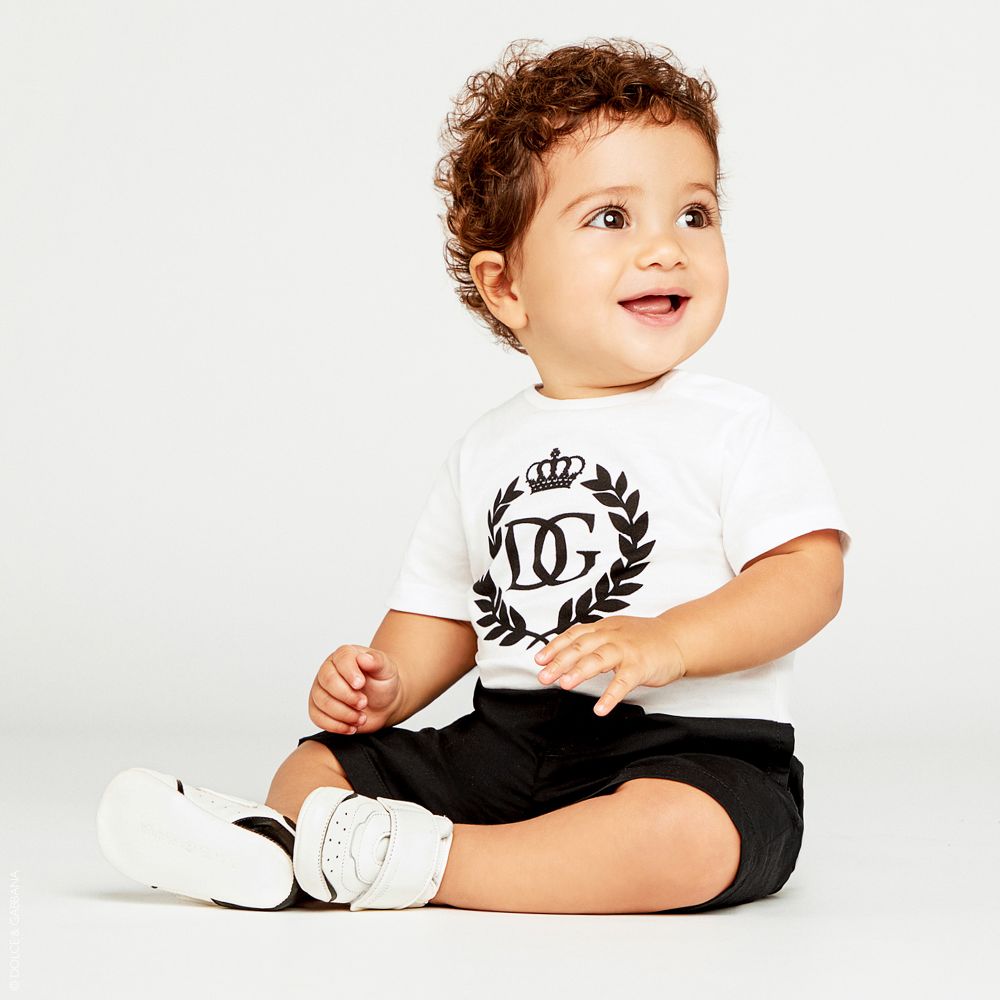 Infant boy white trainers online