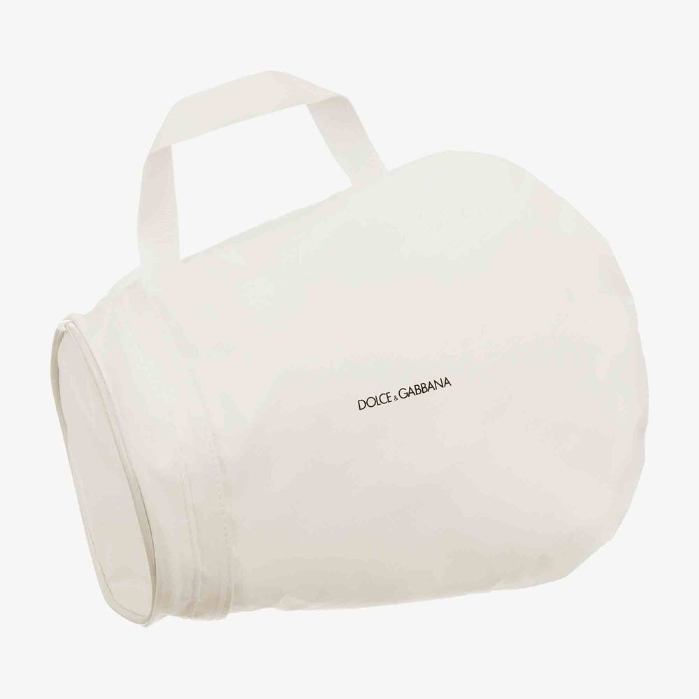  دولتشي آند غابانا-ترينرز جلد لون أبيض وأسود للأولاد | Childrensalon Outlet