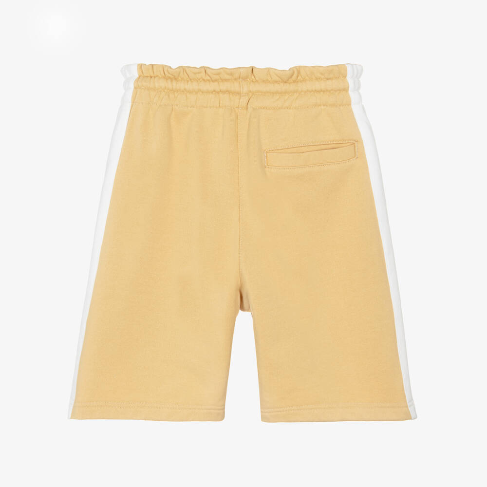 Dolce & Gabbana-Boys Yellow Cotton Jersey Drawstring Shorts | Childrensalon Outlet