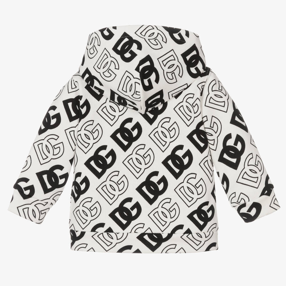 Dolce & Gabbana-Boys Zip-Up Hooded Top | Childrensalon Outlet