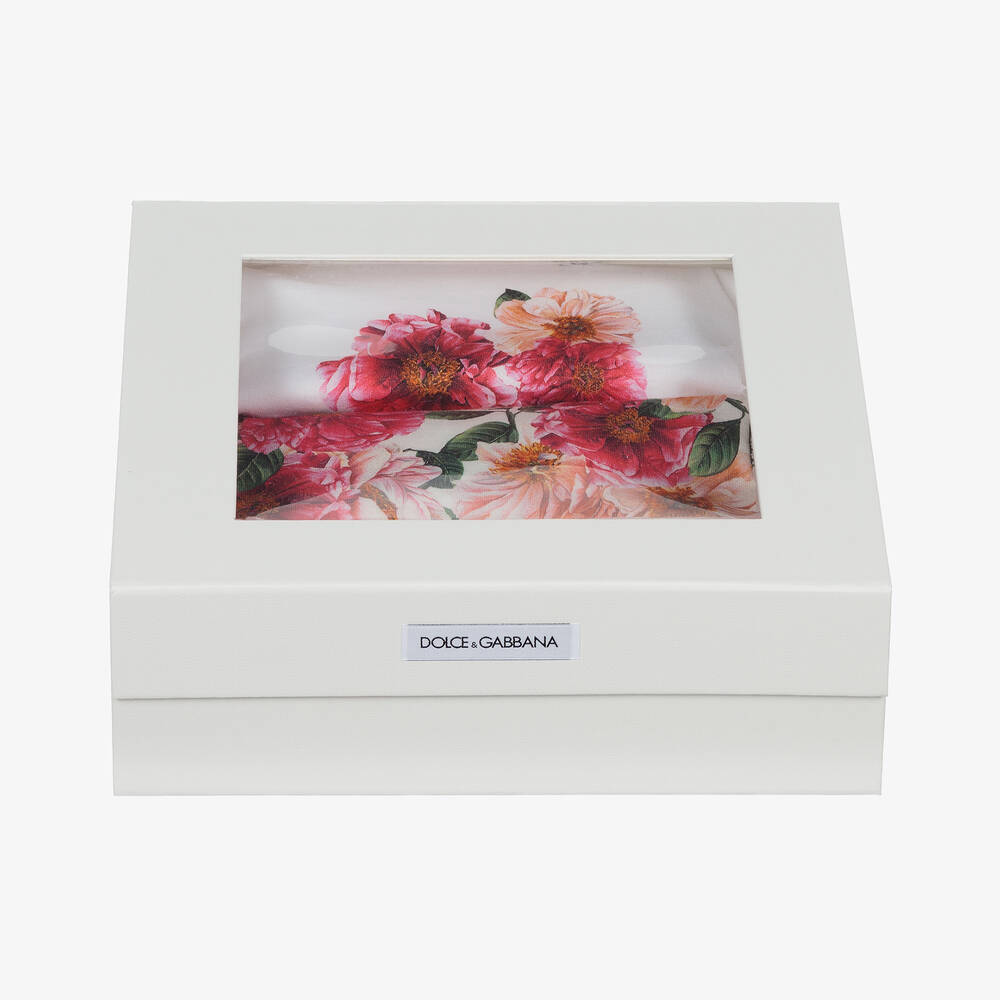 Dolce & Gabbana-Боди с камелиями (3 шт.) | Childrensalon Outlet