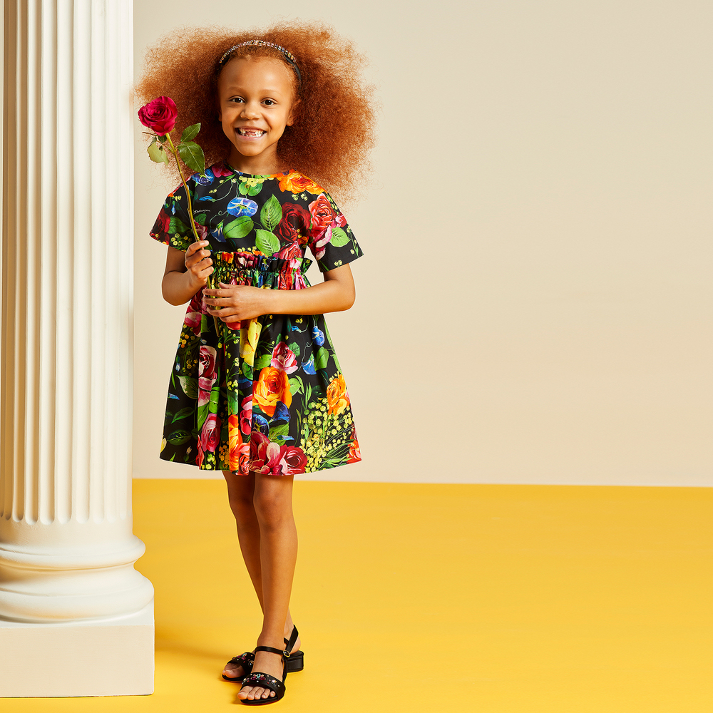 Girls rose dress new arrivals