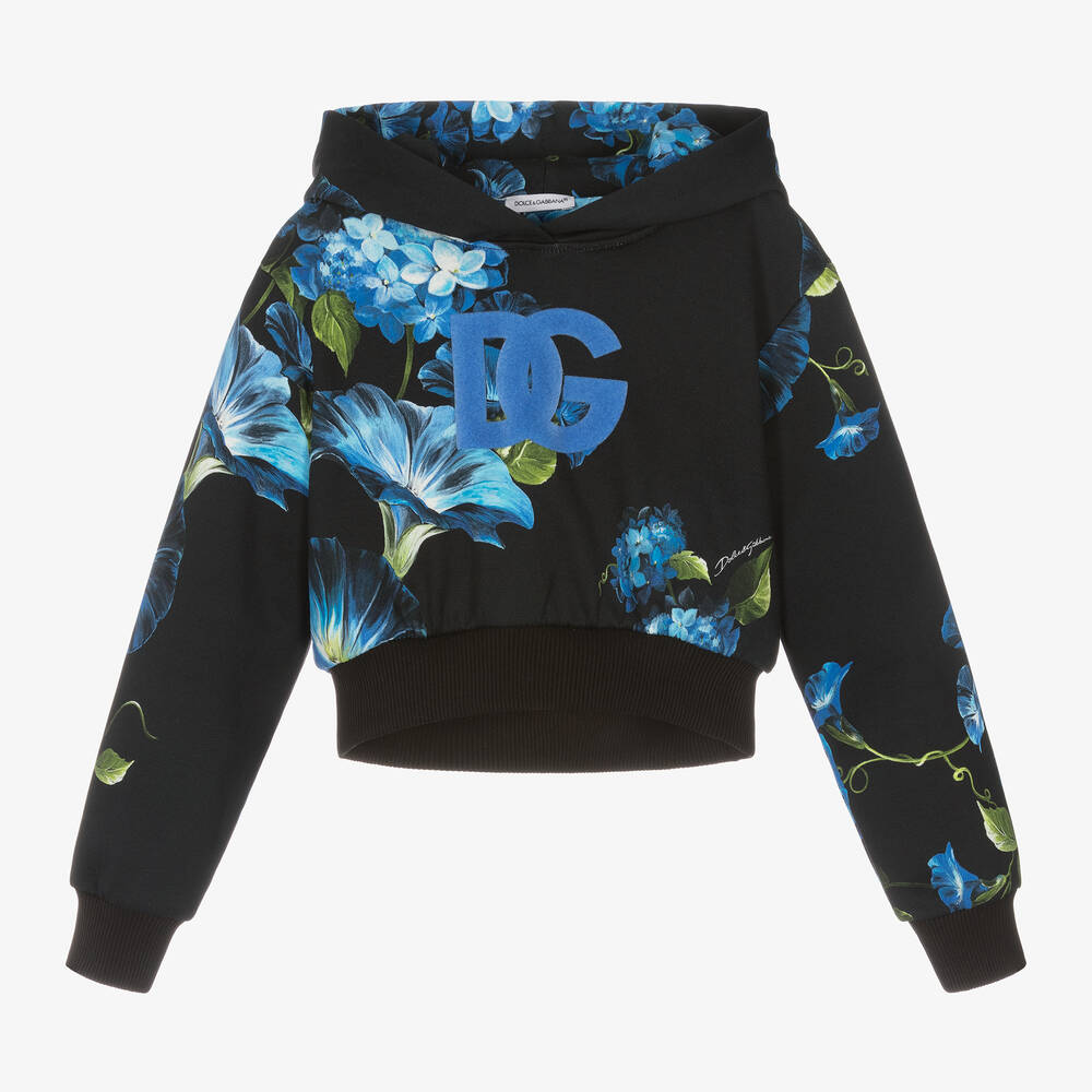 Floral hoodie top