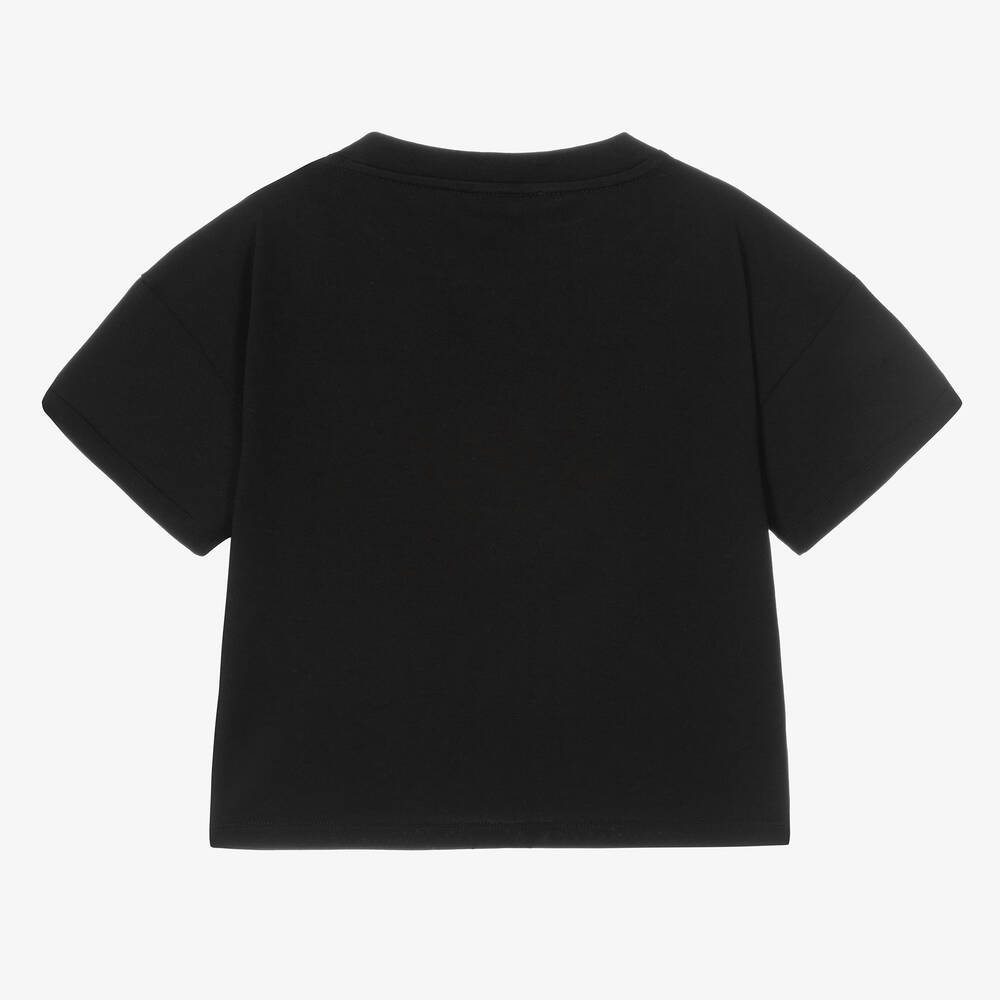 Dolce & Gabbana-Черная футболка Gianpiero | Childrensalon Outlet