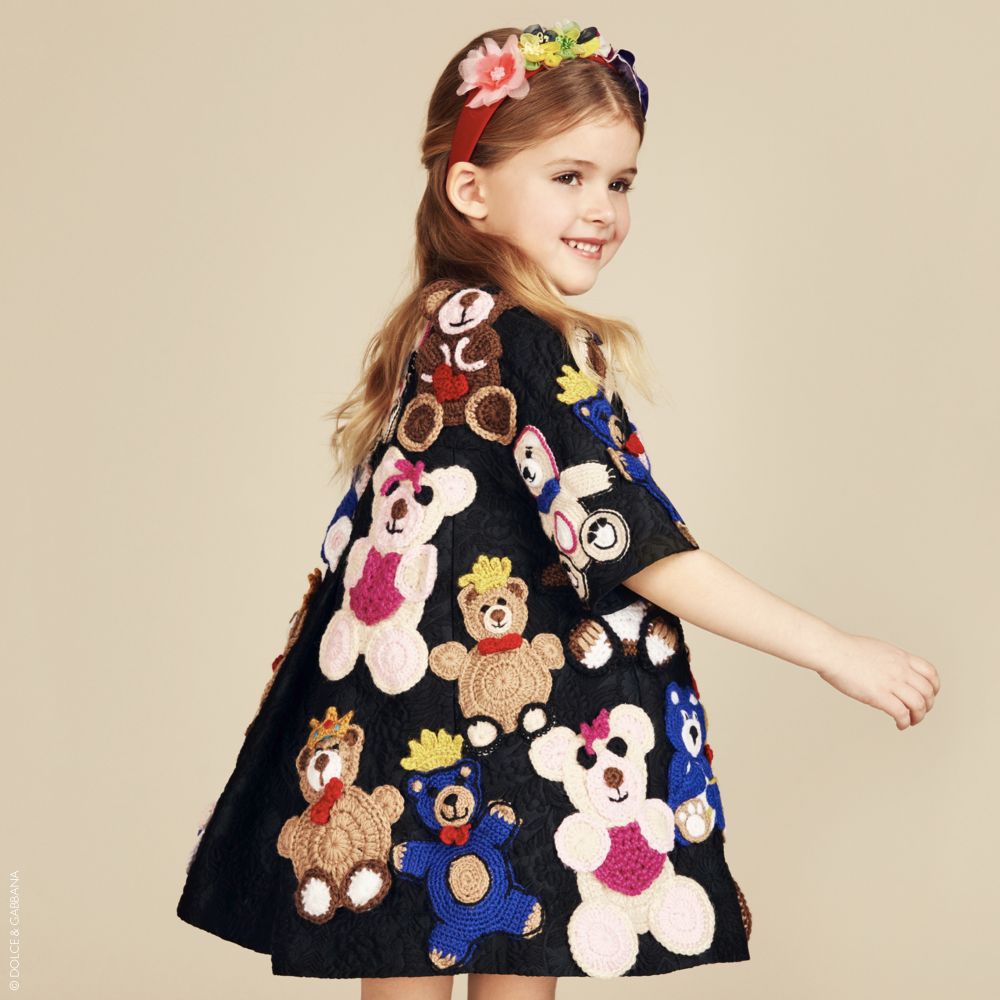 Girls black teddy bear coat sale