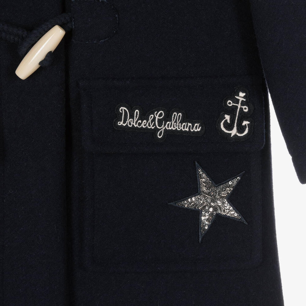 Girls wool shop duffle coat