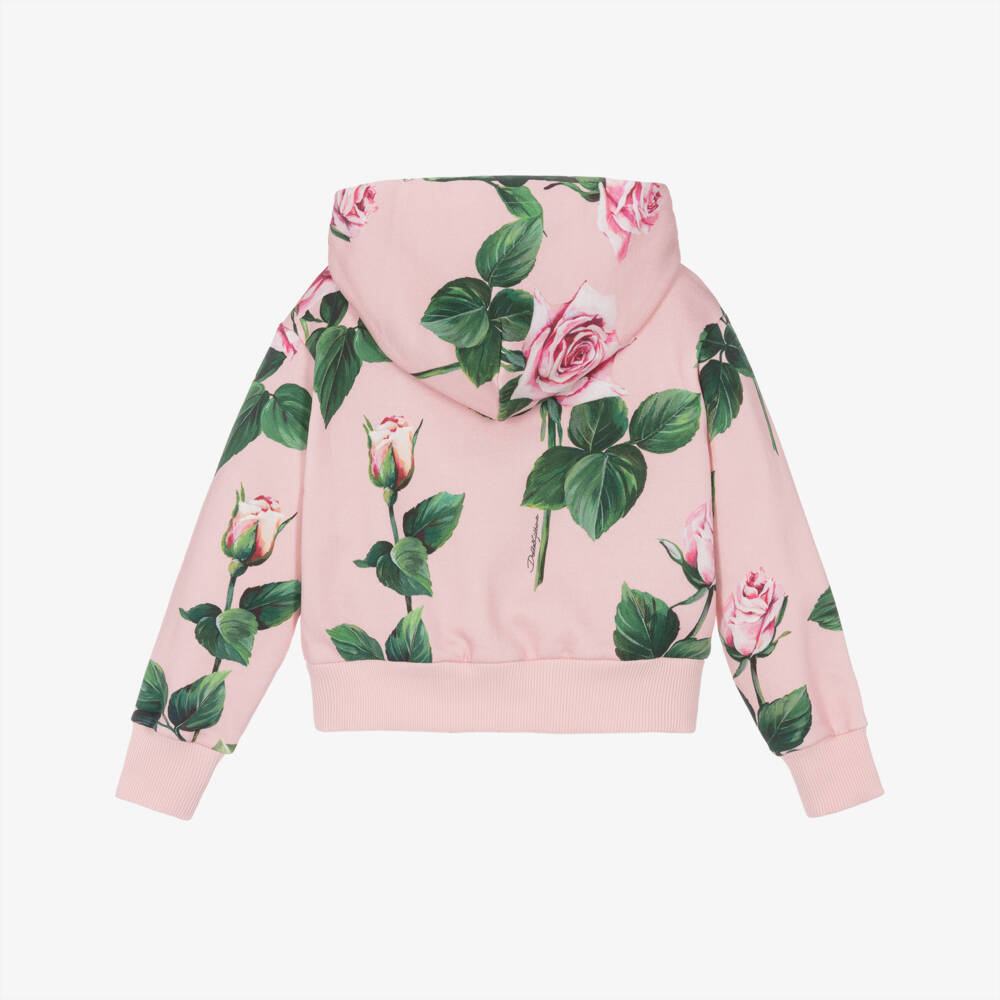 Dolce & Gabbana-Толстовка на молнии Блум для девочек | Childrensalon Outlet