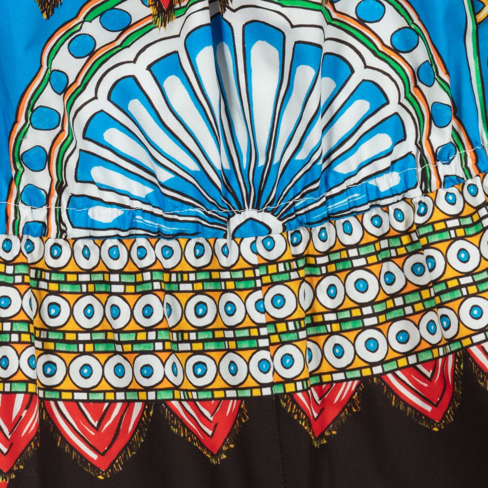 Dolce & Gabbana-Girls Carretto Print Jumpsuit | Childrensalon Outlet