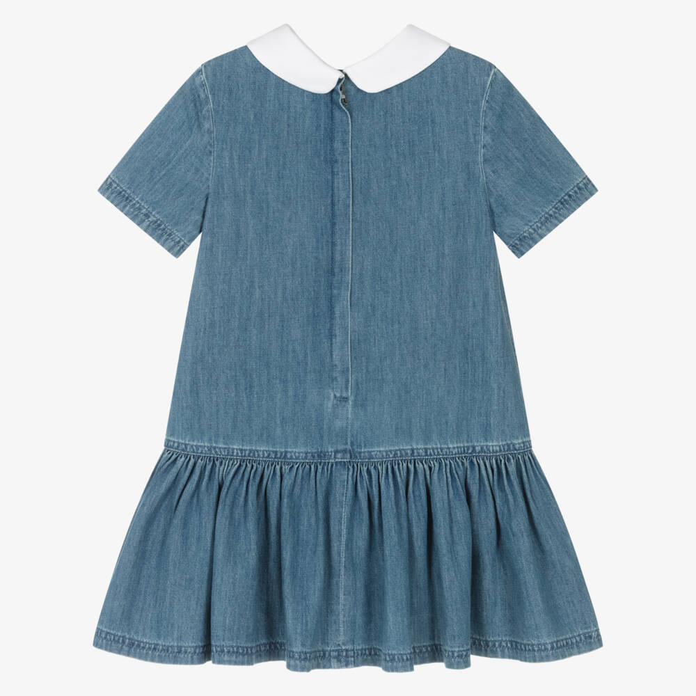 Dolce & Gabbana-Girls Delightful Denim Frock | Childrensalon Outlet