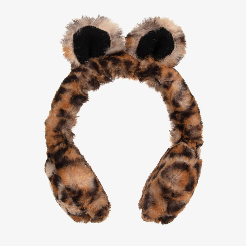 Dolce & Gabbana - Cache-oreilles fausse fourrure léopard Fille | Childrensalon