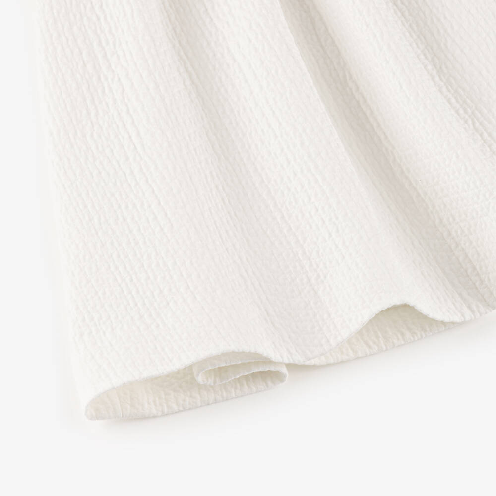 Dolce & Gabbana-Girls' Ivory Bow Elegance Dress | Childrensalon Outlet