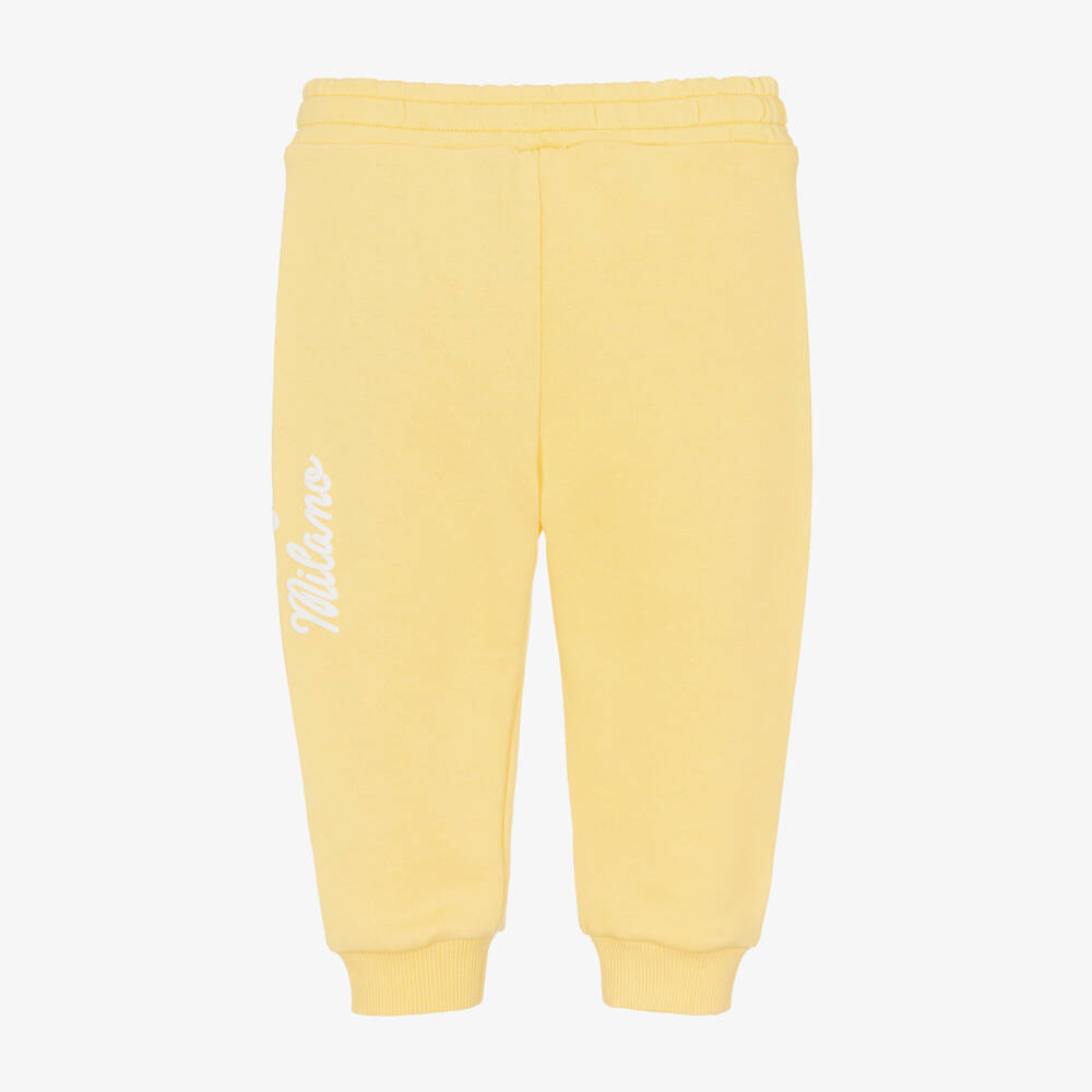  دولتشي آند غابانا-بنطلون رياضي قطن لون أصفر للبنات | Childrensalon Outlet