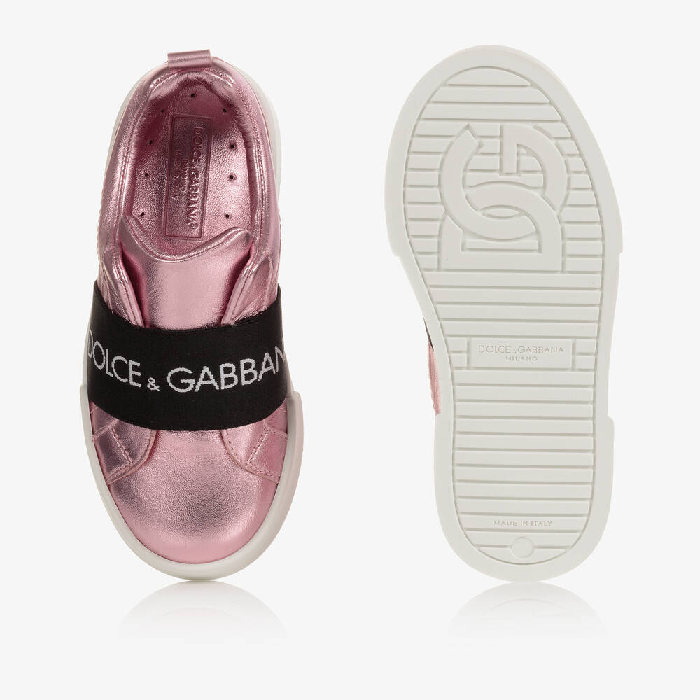 dolce and gabbana trainers pink