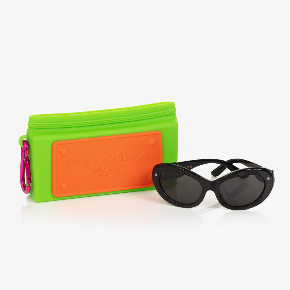 Dolce & Gabbana-Girls Midnight Shade Sunglasses | Childrensalon Outlet