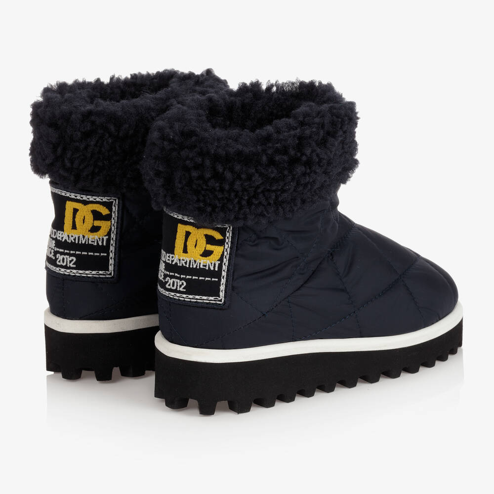 navy blue dolce and gabbana shoes