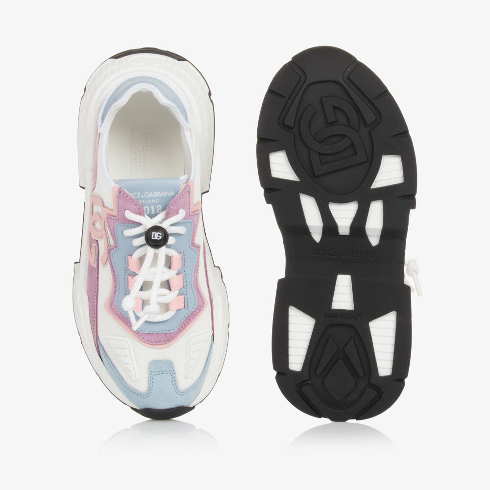 Dolce & Gabbana-Girls' Pastel Comfort Active Trainers | Childrensalon Outlet